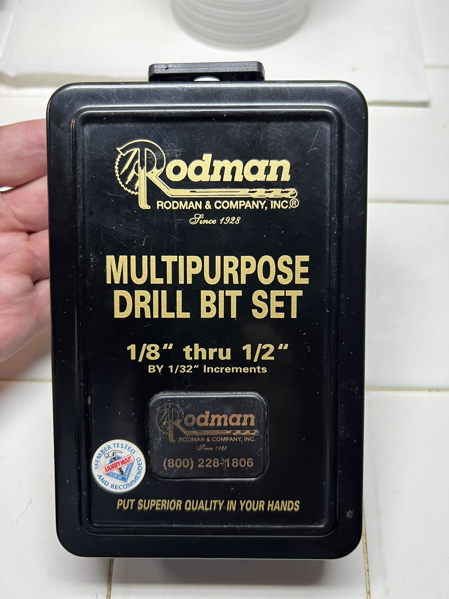 RODMAN DRILL BIT SET.