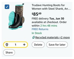 Rubber Boots for Women with Steel Shank, 6mm Neoprene Mid Calf Rain Boots,