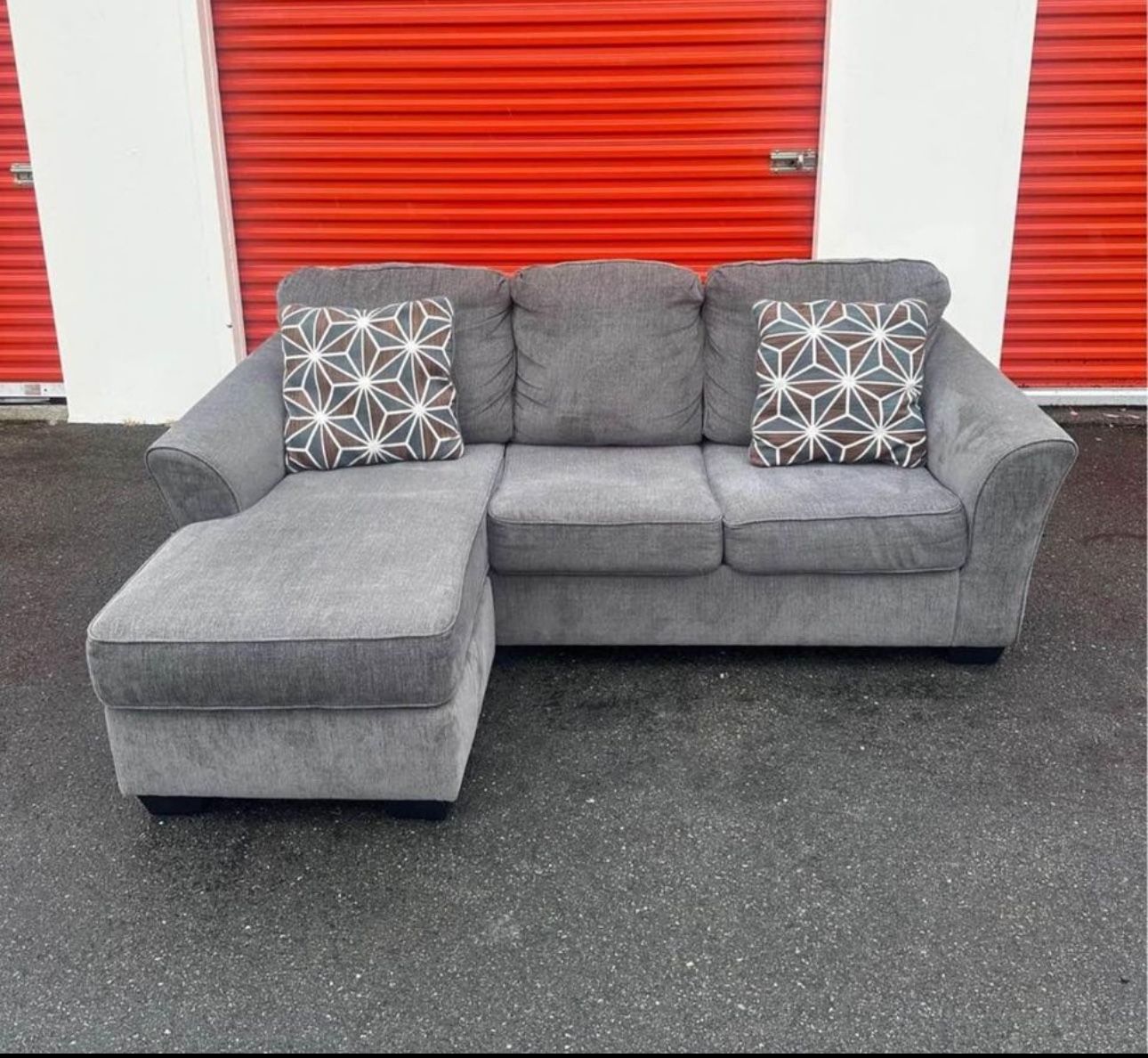 Ashley Gray Sectional (Free Delivery)