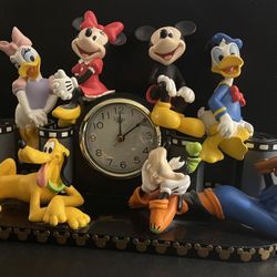 DISNEY CHARACTER MANTLE CLOCK ✨✨ Mickey Mouse Home Phone 