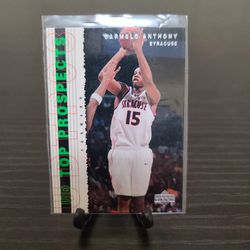 Carmelo Anthony Rookie UD Top Prospects basketball card