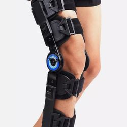 Orthomen Hinged ROM Knee Brace Post Op Knee Brace For Recovery Stabilization
