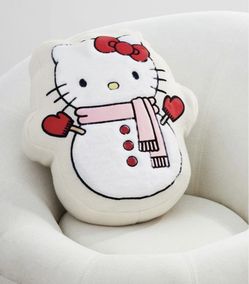 Pottery Barn Christmas Hello Kitty Throw Pillow