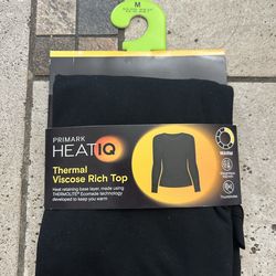 NWT Primark HeatIQ thermal viscose rich top size M