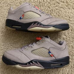 Size 8.5 (Pre owned, no box) - Air jordan 5 low PSG paname