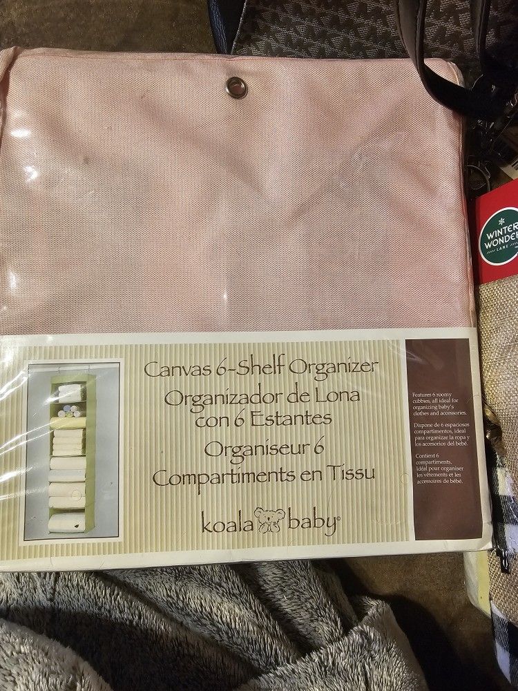 Pink Shelf Organizer 
