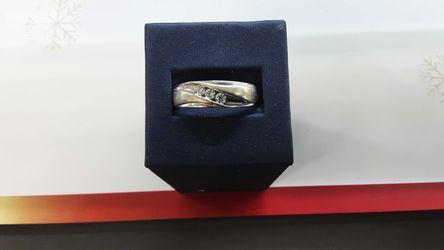 White Gold 10k (.417) 7.9 grams Size 12.5