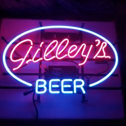 Gilley's Beer urban cowboy neon sign