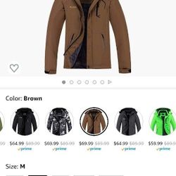 MOERDENG Men's Waterproof S Raincoat 