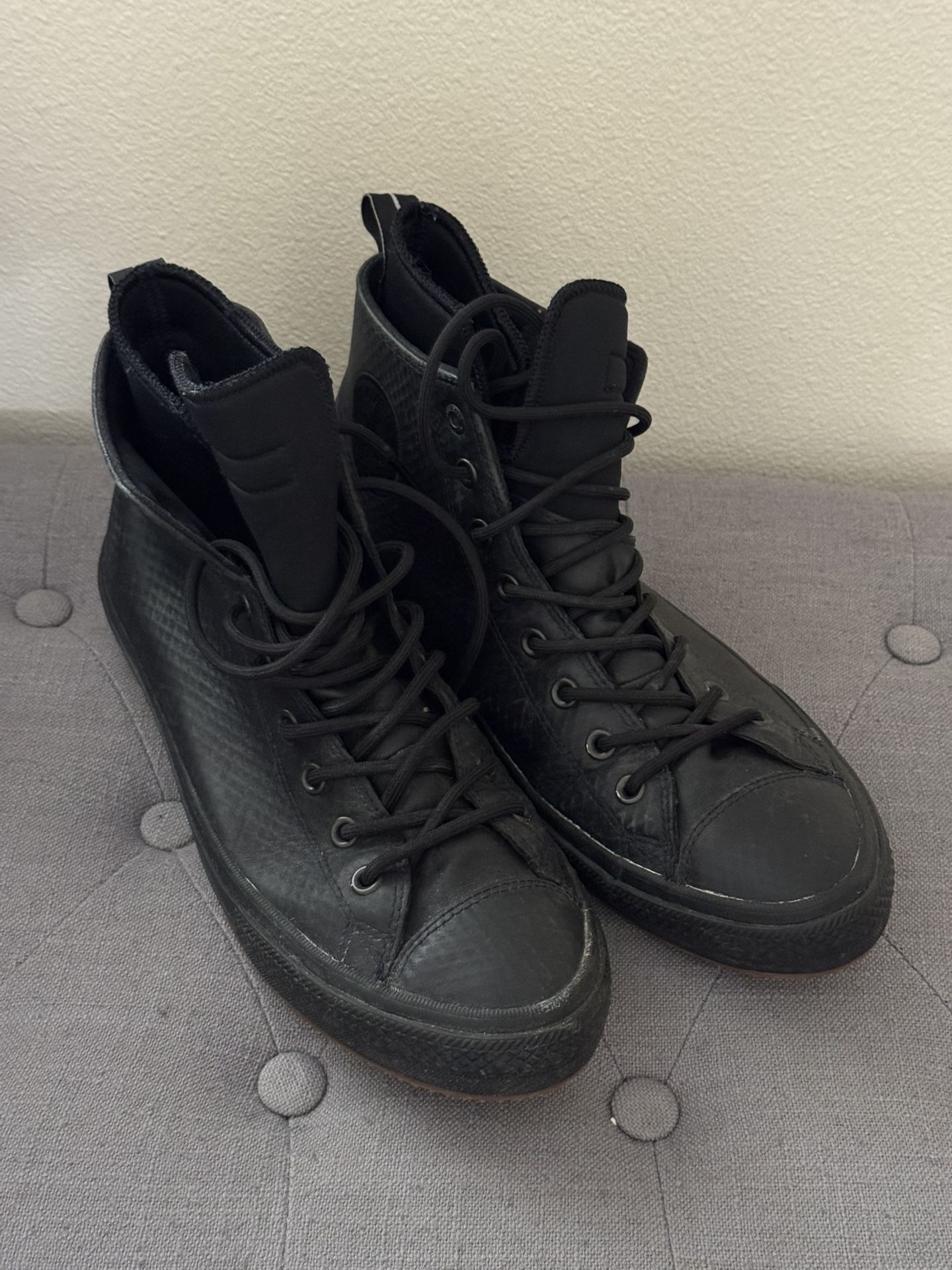 Black/ Black; Converse, Chuck Taylor; Men’s 11.5