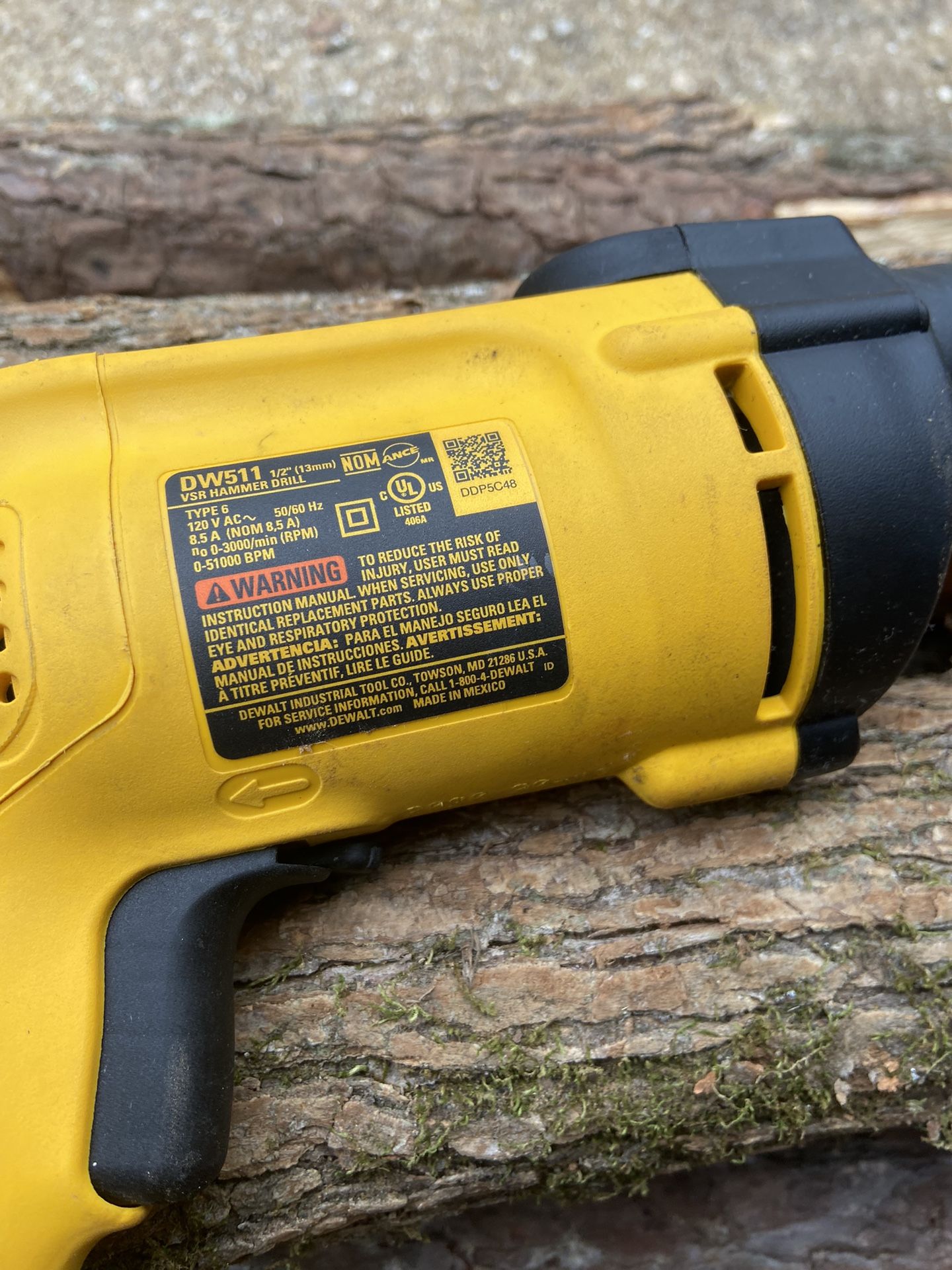  7.8 Amp Corded 1/2 in. Variable Speed Reversible Hammer Drill