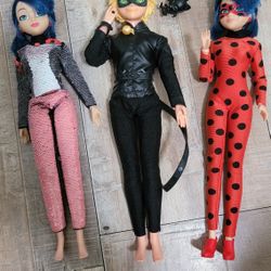 Miraculous Lady Bug Dolls