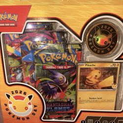 Pokemon celebrations 30th anniversary 2026 Pikachu promo card and coin SEALED 