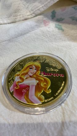 Disney Aurora 1oz Clad Silver and Gold Coin 2017