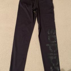 Womens Medium Adidas Cropped Capri Leggings 