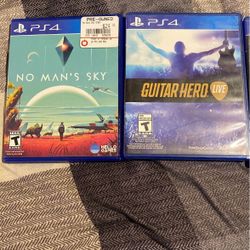 Rock smith, No Mans Sky , Until Dawn. Guitar Hero Has Been Sold