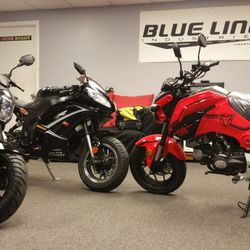 50cc and 150cc scooters and 125cc Honda Grom Clones we finance