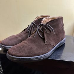 Giorgio Armani Men’s Dark Brown Suede Chukka Boots Giorgio Armani Men main image 2