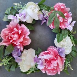Colorful Artificial Wreath (New)
