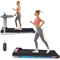 New In Box 3 in 1 Treadmill, Portable Under Desk Walking Pad with Incline for Home/Office, Remote Control, LED Display
