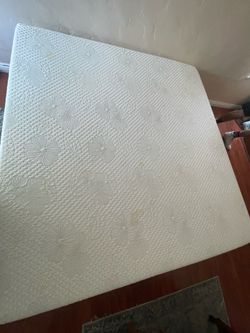 King mattress with frame