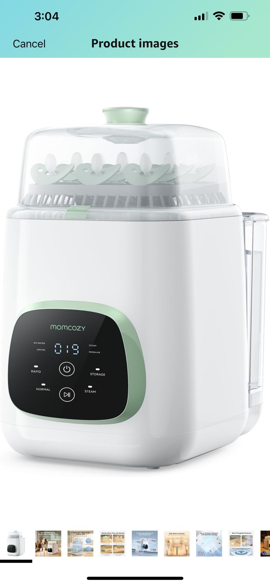 Momcozy KleanPal Pro Baby Bottle Washer, Sterilizer & Dryer - All-in-One