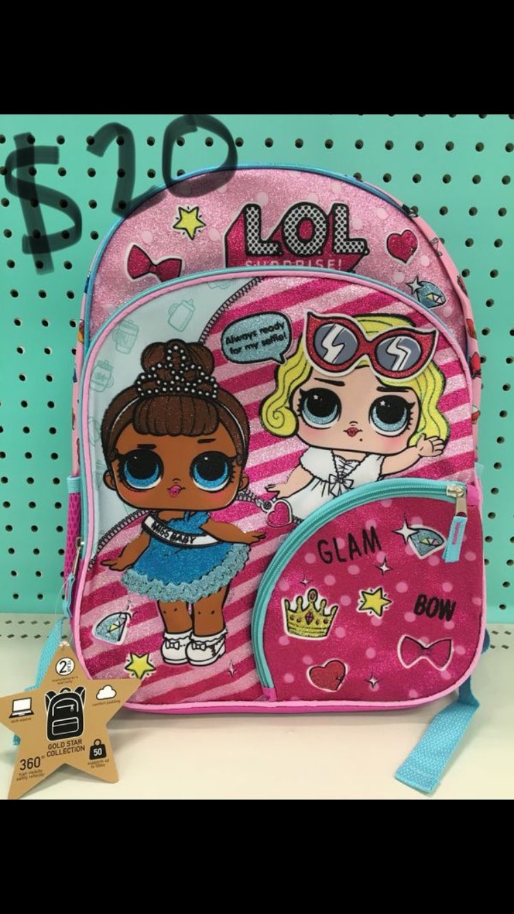 Lol Surprise Backpack 16 inch (glittery)