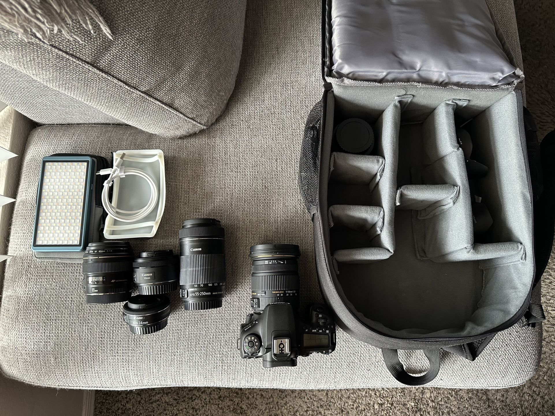 Canon EOS 90D camera and lens bundle