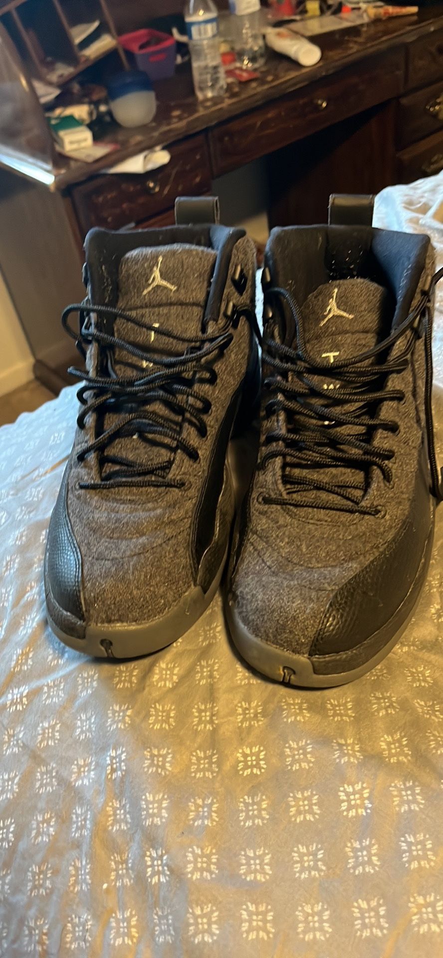 Wool Jordan 12s Size 10