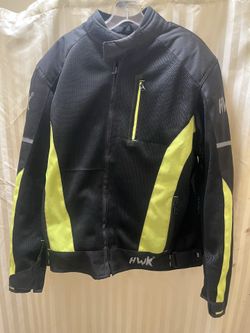 Hwk motorcycle jacket w pads