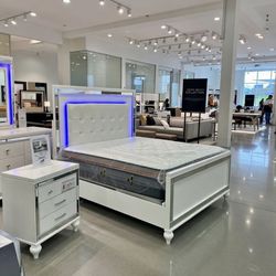 🔥 Luxury LED Bedroom Set Sale – Just $1298! 🔥