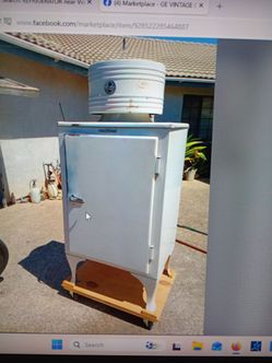 Antique refrigerator