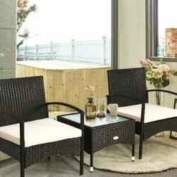 Patio Set Furniture Table Chairs New In Box Outdoor 