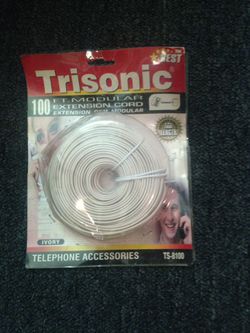 Trisonic 100 Ft phone cord