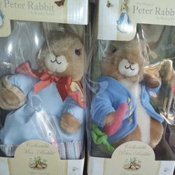 Collectable Peter Rabbit And Mrs Rabbit  