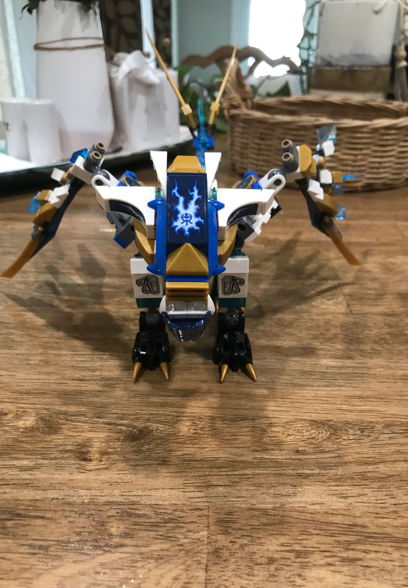 Custom LEGO dragon jays elemental dragon +zanes titanium dragon