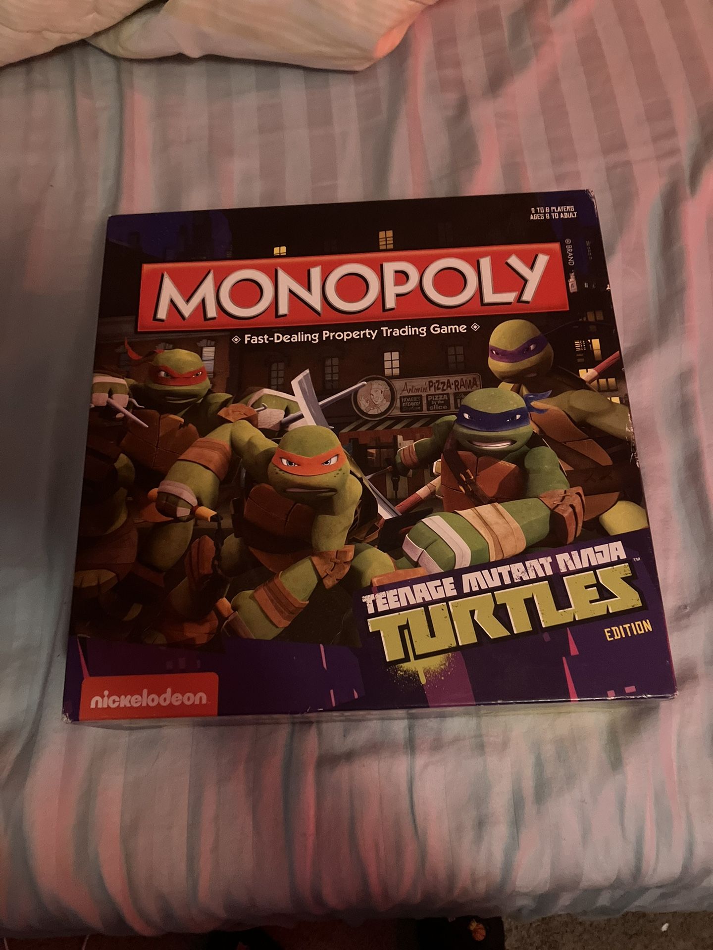 TMNT Monopoly board game