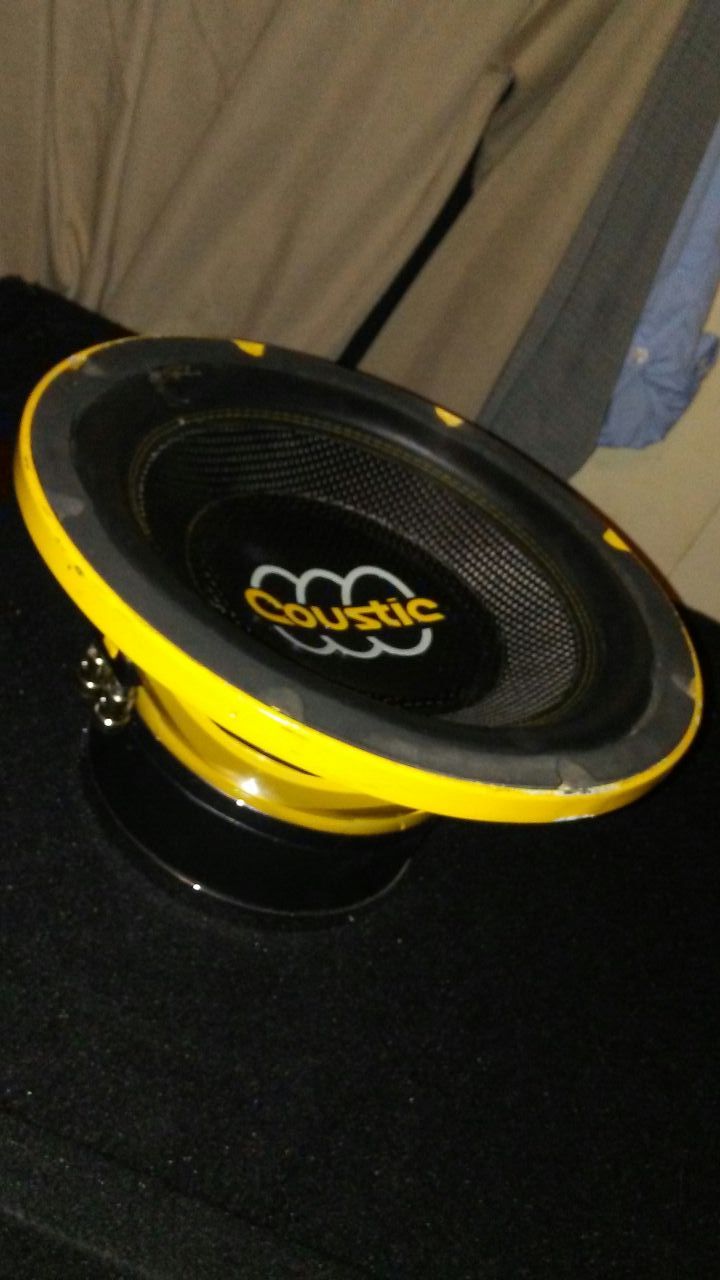 Coustic subwoofer sales