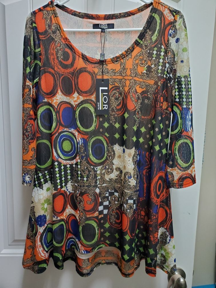 NEW Small sheer tunic top by Lior Paris