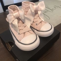 Pink Bow Baby Converse