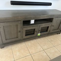 Willow Gray 74” TV Stand