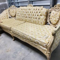Rococo couch and chair set