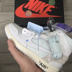 Jordan 1 Retro High Virgil Abloh Archive “Alaska”” 4.5 MEN / 6 WOMEN *NEW*