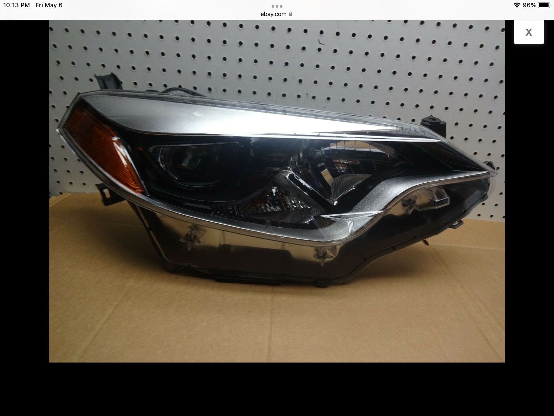 3 broken tabs 2014-2016 TOYOTA COROLLA RIGHT PASSENGER LED HEADLIGHT OEM 2015