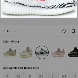 Adidas Brand Yeezy Sneakers Size 7