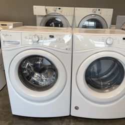 WHIRLPOOL XL CAPACITY WASHER DRYER ELECTRIC SET 