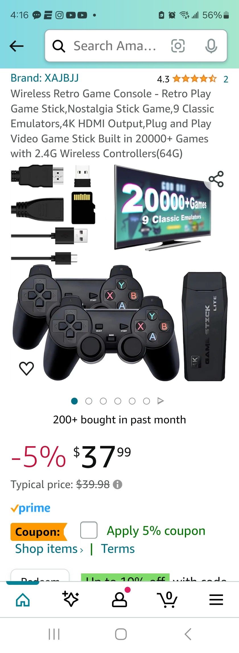 Video Game Console Over 28k Games