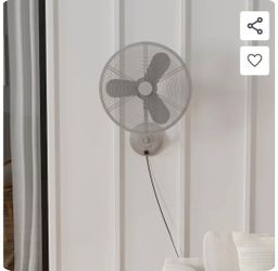 Wall mounted fan