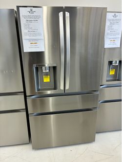 ⛱️😎LIMITED TIME SUMMER SALE SAVE 50% on a Standard Depth French Door Stainless Steel Refrigerator