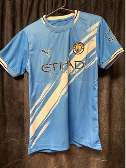 Men’s Manchester City Blue Jersey Half Sleeve - US Size S